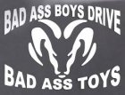 Dodge Ram" Bad Ass Boys Drive Bad Ass Toys"sticker