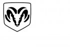 Dodge Ram Head Logo sticker klein